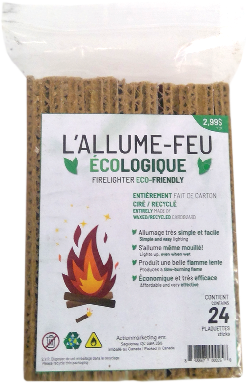 Allume-feu écologique Diavolina - Boîte De 100 Cubes, Pour Barbecue, Cheminée, Poêle